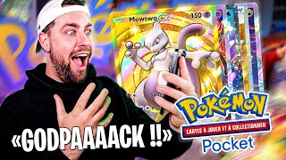 JAI EU UN MON PREMIER GODPACK SUR POKEMON POCKET [upl. by Neelasor607]