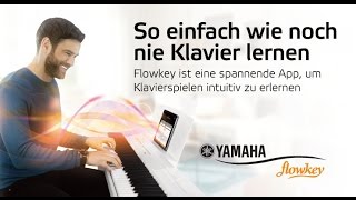 Lernen Sie Klavier oder Keyboardspielen mit Yamaha und Flowkey [upl. by Einon167]