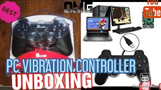 UCOM PC VIBRATION JOYPAD CONTROLLER UNBOXING [upl. by Trinidad]