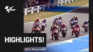 MotoGP™ Race Highlights 🔥  2023 SpanishGP [upl. by Emili542]