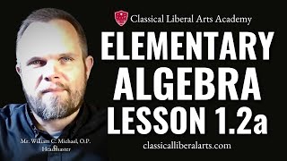 CLAA Elementary Algebra Lesson 12  Video 1 [upl. by Cheryl]