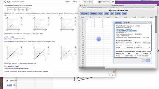 Sum of the Squared Residuals  Hand and Statcrunch [upl. by Namar]