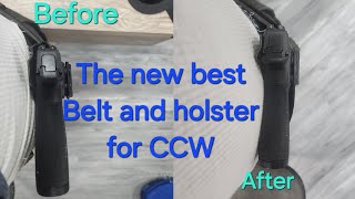 Best budget Friendly Ratchet belt and Holster for IWB CCW [upl. by Griffis]