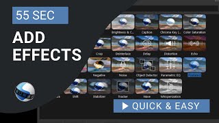 OpenShot Video Editor Tutorial How to Add Effects in OpenShot [upl. by Kcirdderf]