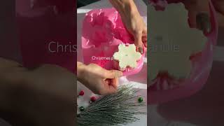 Scented snowflakes candles❄️christmasdecorations shorts viralshort christmas [upl. by Rasure]