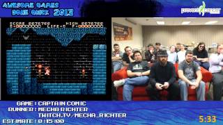 Captain Comic Speedrun 0831 Live at AwfulGDQ 2013 by Mecha Richter NES [upl. by Concepcion681]