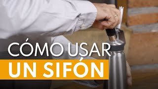 cocinandoconsumito ¿Cómo usar un sifón Para crema batida o chantillí cocinafacil [upl. by Zelazny885]