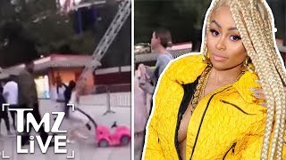 Blac Chyna Crazy Brawl At Six Flags  TMZ Live [upl. by Manson]