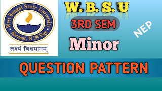 Sanskrit 3rd sem Minor Question Pataten [upl. by Spearing]