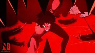 Devilman Crybaby  MultiAudio Clip Devilmans Savage Power  Netflix Anime [upl. by Anirehs]