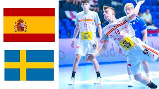 Spain vs Sweden 🔥 HIGHLIGHTS 🔥 U18 EHF EURO 2022 [upl. by Trueblood]