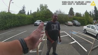 Video shows I5 mass shooting suspect seeking help from police officers in the hours prior [upl. by Eldorado278]