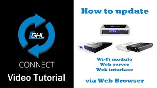 WiFi module and web interface update via web browser [upl. by Wirth323]