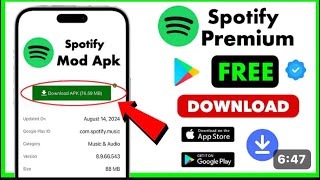 Top 3 Premium Applicaltion  Spotify premium apk [upl. by Annatnas]