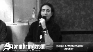 ALCEST Interview 2013 [upl. by Ydissak]