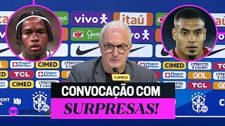 ENDRICK E NEYMAR FORA DA LISTA CONFIRA A CONVOCAÇÃO E A COLETIVA DO TÉCNICO DORIVAL JR [upl. by Wise]