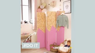 DIY  fabriquer un paravent en bois  Castorama [upl. by Pedrotti810]