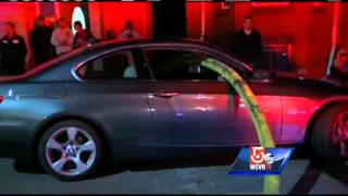 Firefighters smash BMWs windows to reach hydrant [upl. by Anahsak]