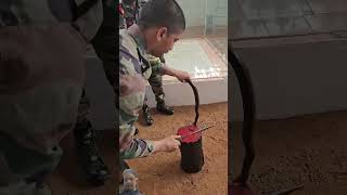 Army bale sap khaliya 😱army bsf indianarmy trending shortvideos devesh0101 [upl. by Tania]