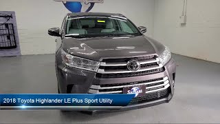 2018 Toyota Highlander LE Plus Sport Utility Richfield Cuyahoga Falls Akron Cleveland Canton [upl. by Piscatelli]