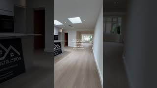 Totally completed ground floor extension loft conversion internal renovation terraced house [upl. by Chadabe]