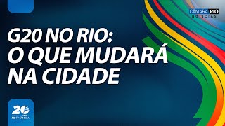 G20 no Rio Prefeitura anuncia o que vai mudar na cidade com a chegada do G20 [upl. by Gretel]