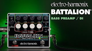 ElectroHarmonix Battalion Bass Preamp and DI Pedal [upl. by Eixid634]