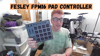 Fesley FMP16 MIDI Pad controller and review [upl. by Servais]