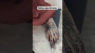 How to fill and seal Jagua gel cones 🖤 henna jagua tattoo [upl. by Anayet]