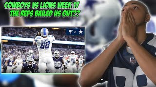 Dallas Cowboys vs Detroit Lions reaction [upl. by Sitoiganap]