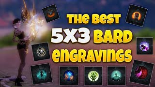 BEST 5x3 Bard Engravings in Lost Ark [upl. by Ahsiad]