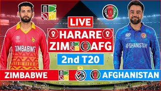 Afghanistan vs Zimbabwe 2nd T20 Live Scores  AFG vs ZIM 2nd T20 Live Scores amp Commentary [upl. by Nevur507]