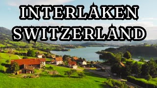 The River Village Interlaken Switzerland Drone Tours  Interlaken Tourist Attractions [upl. by Ahsineg]