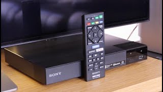 Sony BDP S6700 Blu ray player  Unboxing and test with old VCD and DVD [upl. by Chemarin]