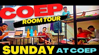 Room Tour  Sunday at COEP Hostel  Masti at Hostel coep mhtcet roomtour coephostel motivation [upl. by Kat]