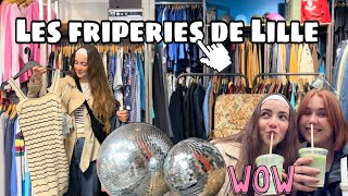 Le TOUR des friperies de LILLE  ép1 HAUL friperie haulfriperie lillemaville friperielille [upl. by Otipaga]