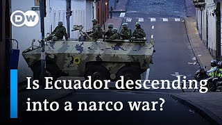 Drug cartels unleash wave of violence in Ecuador  DW News [upl. by Theurer488]