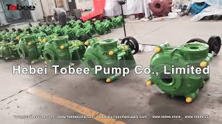 Tobee® 3x2 and 6x4 AntiCorrosive Horizontal Slurry Pumps [upl. by Josiah116]