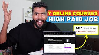 7 Budget Online Courses For High Paying Job 🚀 [upl. by Rimma217]