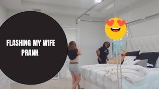 STARTING AN ARGUMENT THEN FLSHING MY WIFE HILARIOUS REACTION [upl. by Norok]