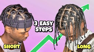 Are You Tired Of Short Braids Try These 3 Steps  3 STEPS TO DUMB LONG HAIR GROWTH [upl. by Esidarap]