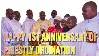 Happy 1st Anniversary of Priestly Ordination CATHOLIC DIOCESE OF BUNGOMA [upl. by Suirtimed108]