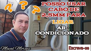 COMO DIMENSIONAR CABOS PARA AR CONDICIONADO [upl. by Nagam]