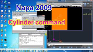 How to use Cylinder Command in Napa 2009 to model a box  Napa tutorial [upl. by Damahom661]