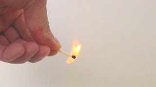 Lighting a Match Slow Motion GoPro 120fps [upl. by Nitsirc]