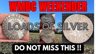 WMDC WEEKENDER LOTS OF SILVER INC SAXON metal detecting ukmetaldetecting treasure xpdeus [upl. by Tamah]