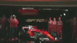 F1 2017  Ferrari SF70H F1 Car Reveal [upl. by Anitram737]