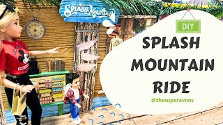 thesuperevans  DIY “Splash Mountain” Themed Doll Ride [upl. by Doran]