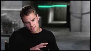 Theo James Interview  Divergent [upl. by Aspa]