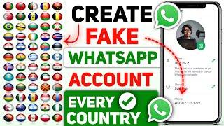 Create WhatsApp Account Without Phone Number  Virtual Number for WhatsApp Account [upl. by Lucho863]